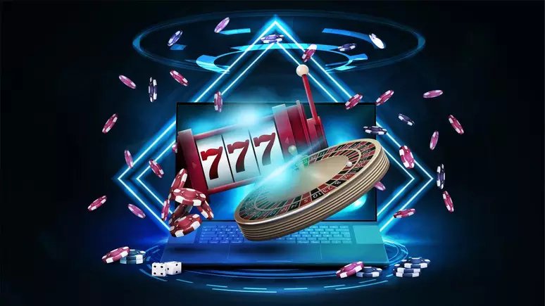 Ilustrasi internet banking dan setoran online secara aman sebagai metode pembayaran taruhan di dana33